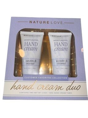 Lavender & Coconut Moisturizing Hand Cream Duo - Lavender